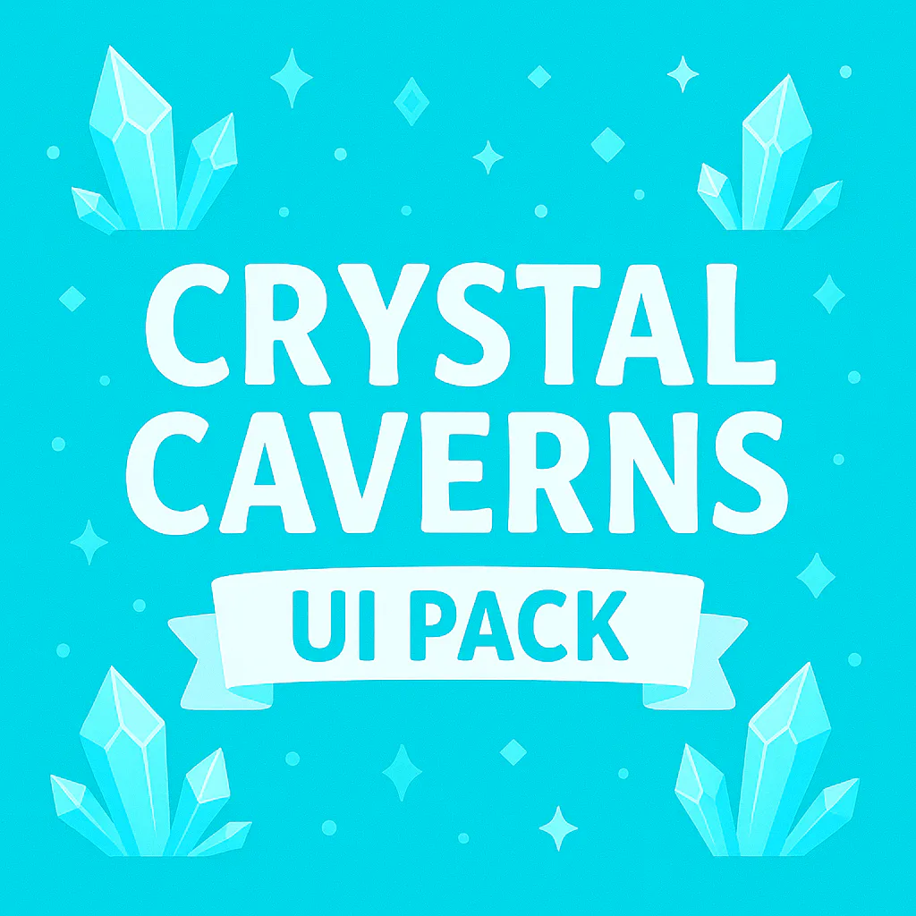 Crystal Caverns UI Pack product preview